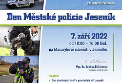 Den Městské policie Jeseník - 7. září 2022